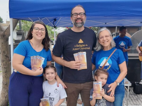Alegria de ver as filhas na Seara da Boa Vontade