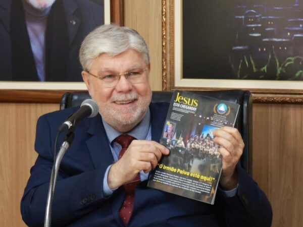 Durante especial da Revista JESUS ESTÁ CHEGANDO!, Irmão Francisco Periotto dirigiu mensagem aos multiplicadores voluntários