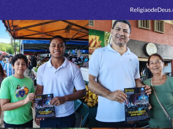 Campanhas de rua proclamam a vitória de Jesus sobre a morte