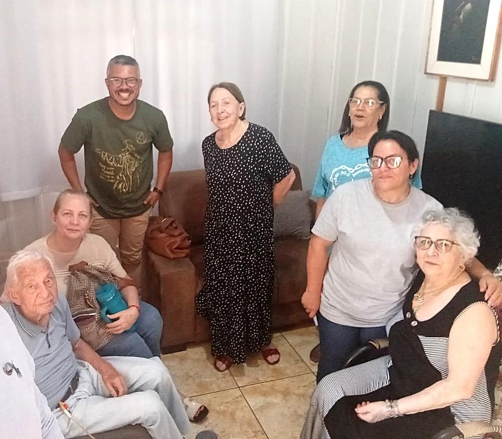 Visita fraterna ao lar do Irmão João Cicotti em Atalaia/PR